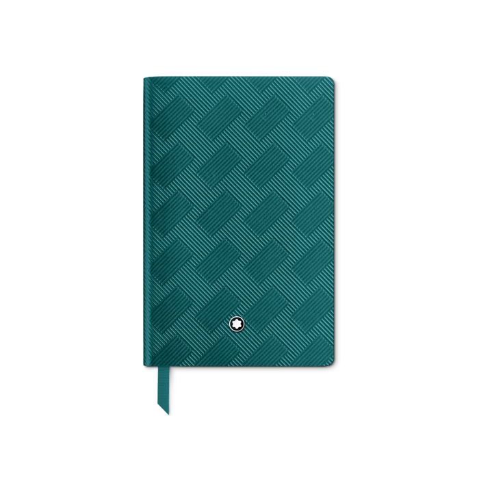 This #148 Fern Blue Notebook Fine Stationery Extreme 3.0 has the textured pattern that has been embossed onto the leather cover. 