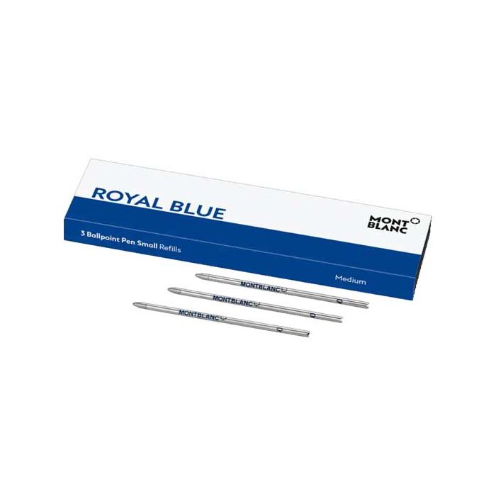 These are the Montblanc Royal Blue Medium Meisterstück Mozart Ballpoint Pen Refills.