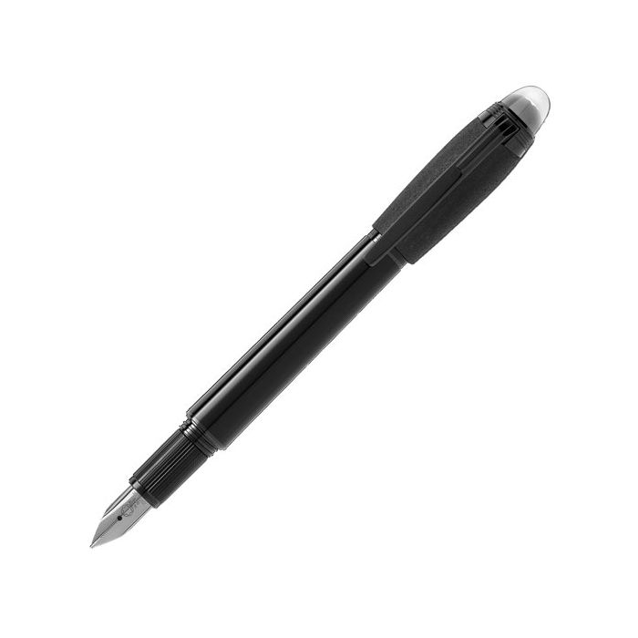 This Black Cosmos Doué StarWalker Fountain Pen is crafted by Montblanc. 