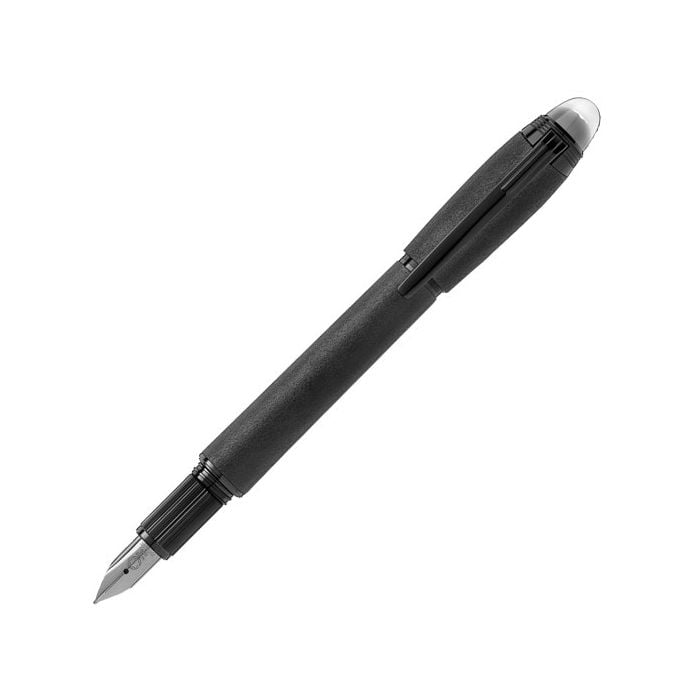 This Black Cosmos Metal StarWalker Fountain Pen is designed by Montblanc. 
