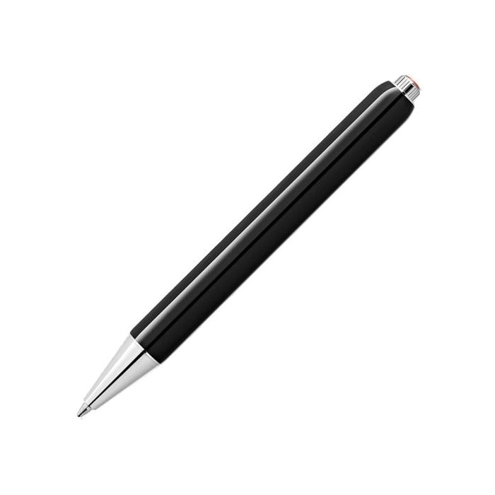 This Heritage Rouge et Noir 'Baby' Black Ballpoint Pen was designed by Montblanc. 