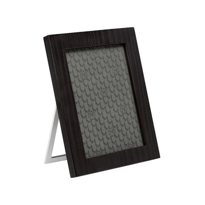 Black wooden Montblanc photo frame for your desk.
