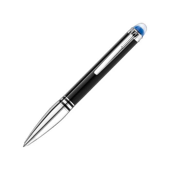 The Montblanc StarWalker Doué Black and Stainless Steel Ballpoint Pen.
