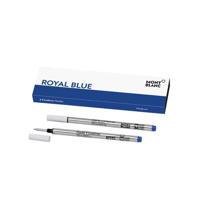 Montblanc Medium Royal Blue fineliner pen refills.