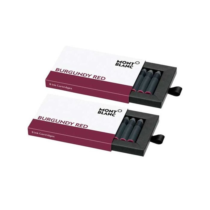 These are the Burgundy Red ink cartridges from Montblanc.