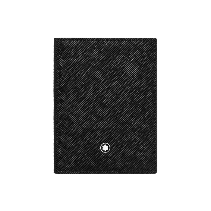 Montblanc Sartorial Black Saffiano Leather Business Card Holder 4CC