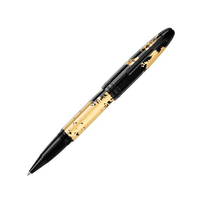 The Montblanc Meisterstück Calligraphy Solitaire Gold Leaf Rollerball Pen