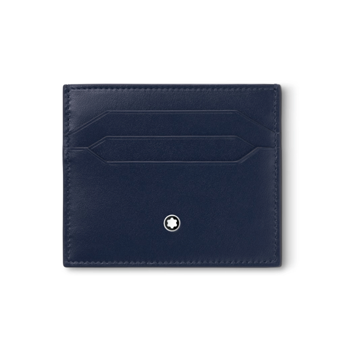 Montblanc Meisterstück 6CC Ink Blue Leather Card Holder
