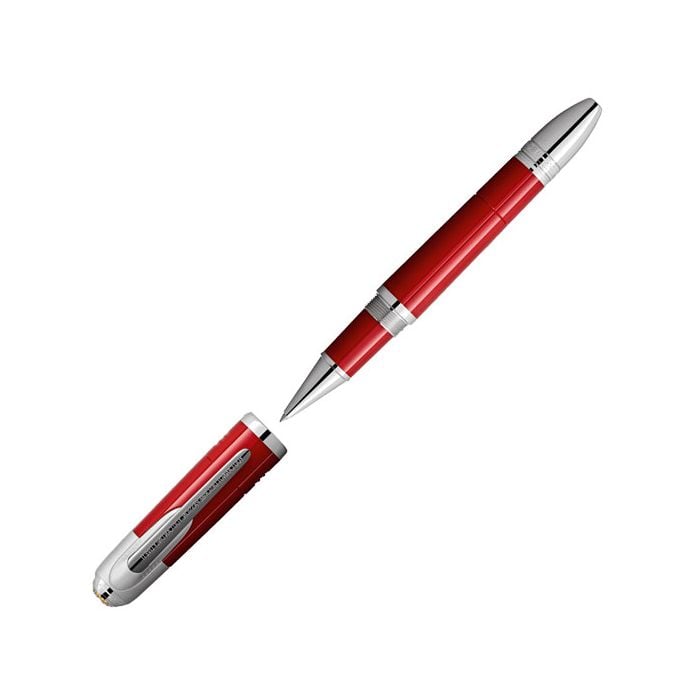 This is the Montblanc Great Characters Special Edition Enzo Ferrari Rollerball Pen. 