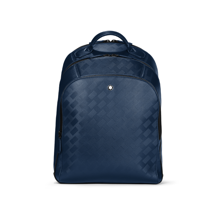 This Extreme 3.0 Medium 3 Compartment Backpack in Ink Blue by Montblanc is great for everyday use.