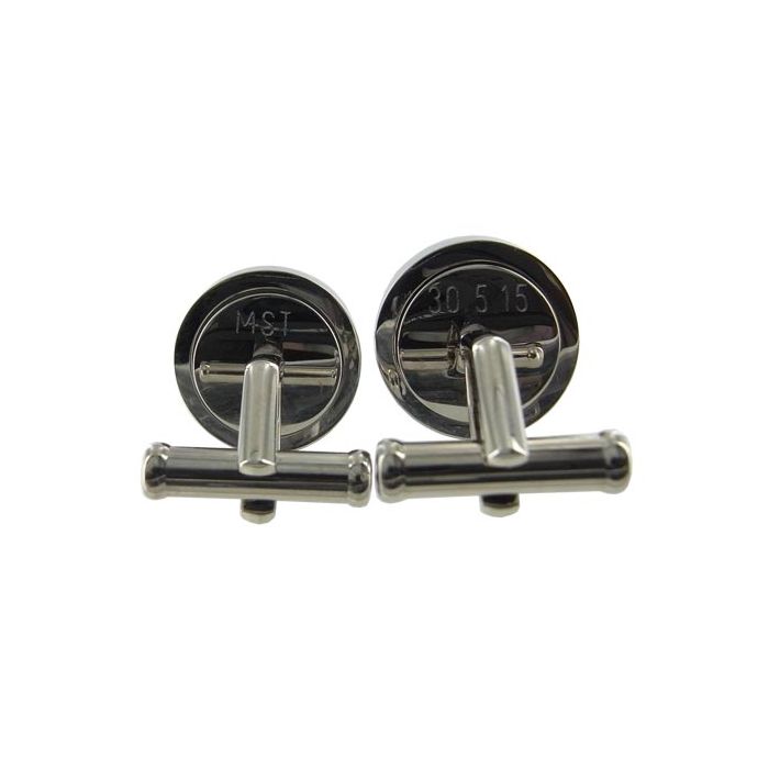 Personalised Montblanc Cufflinks with a special date and name.