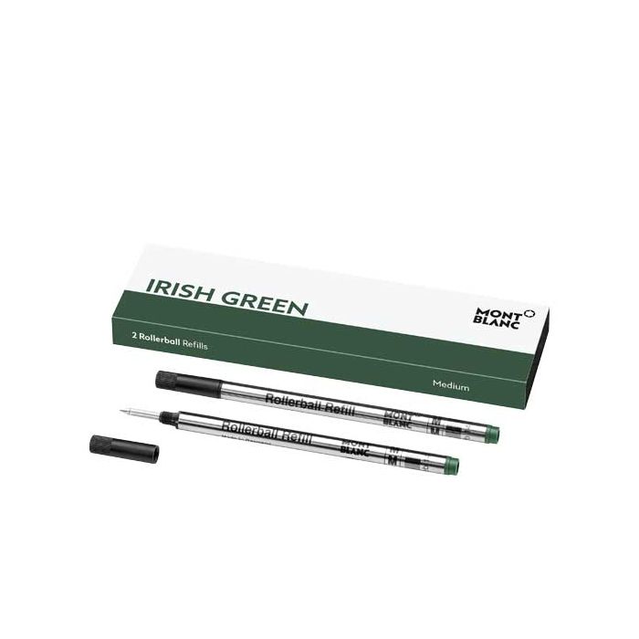 These are the Irish Green rollerball pen refills from Montblanc in a size medium.