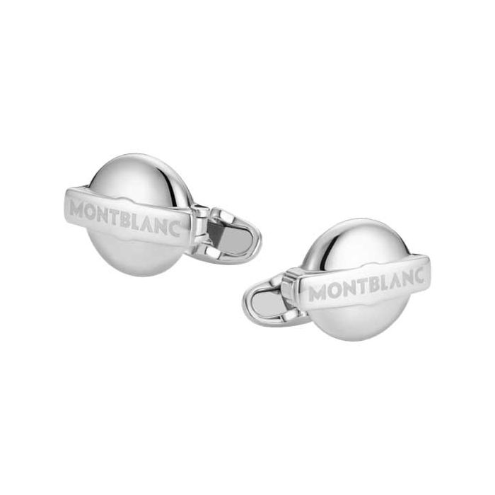 These are the Montblanc James Dean Sterling Silver Cufflinks with Hidden Mirror.