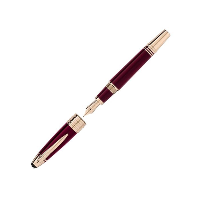 The Montblanc bordeaux special edition JFK fountain pen.