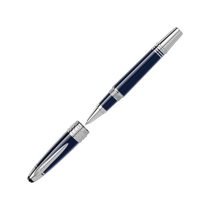 The Montblanc John F. Kennedy rollerball pen with cap.