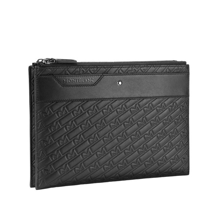 This Black 4810 M_Gram Clutch with 2 Compartments has been designed by Montblanc. 