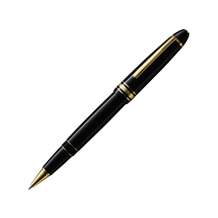 Montblanc Meisterstuck Le Grand gold plated rollerball pen.