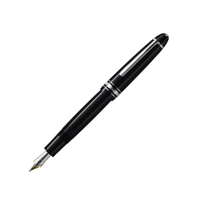 Montblanc Meisterstück Le Grand Platinum Plated Fountain Pen.