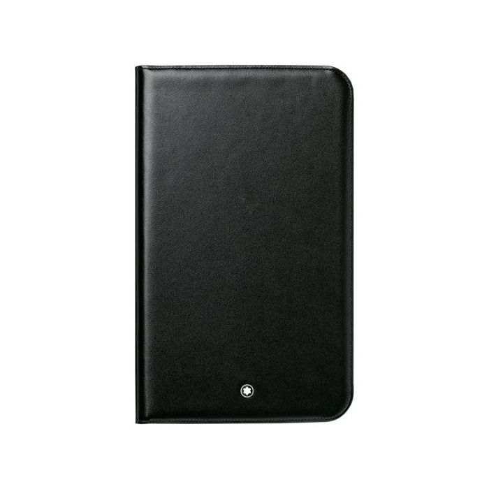 Montblanc deep shine black leather tablet case for Samsung 3 8
