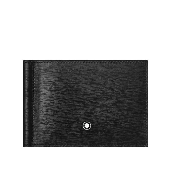 This Black 6CC Meisterstück 4810 Wallet with Money Clip has been designed by Montblanc.