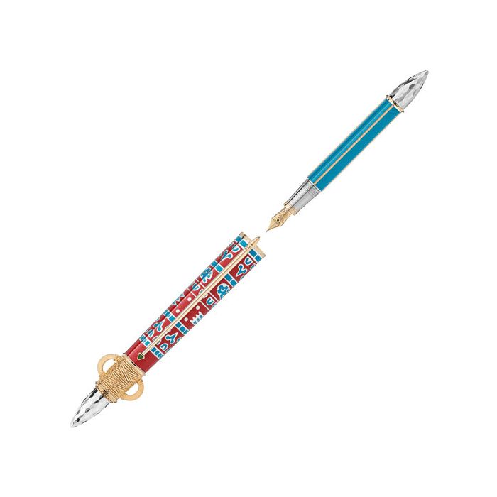 This is the Montblanc Patron of Art Homage to Moctezuma I 888 Limited Edition Fountain Pen.