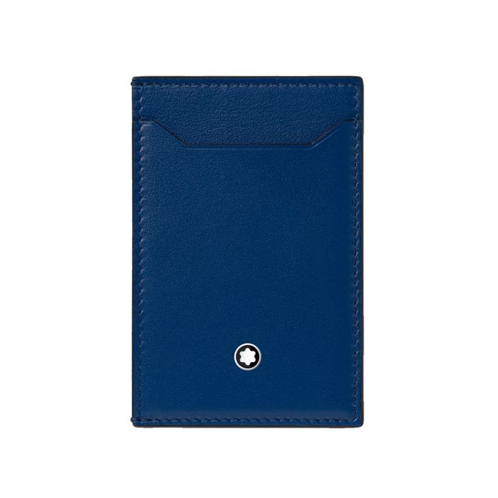 Blue Meisterstück 3CC Pocket designed by Montblanc.