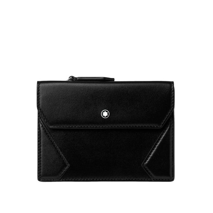 This Black Meisterstück Card Holder is designed by Montblanc. 