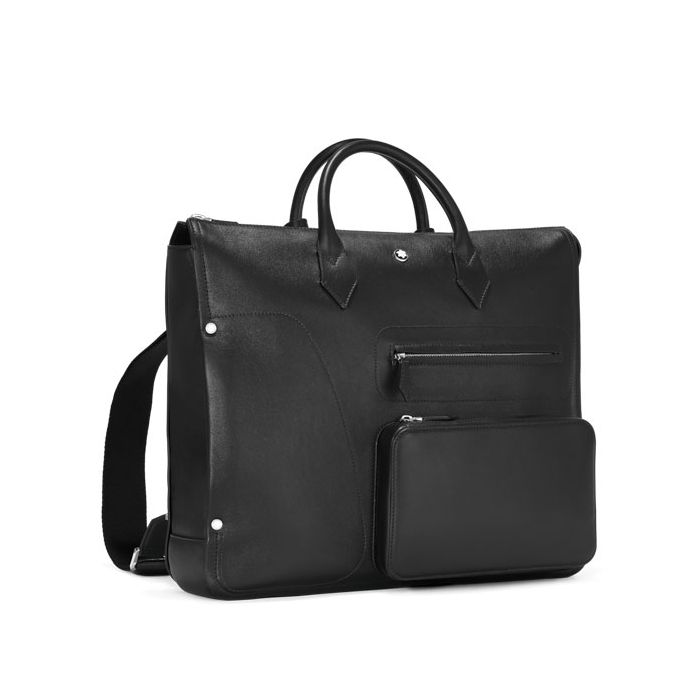 Black Meisterstück Selection Soft 24/7 Bag designed by Montblanc.