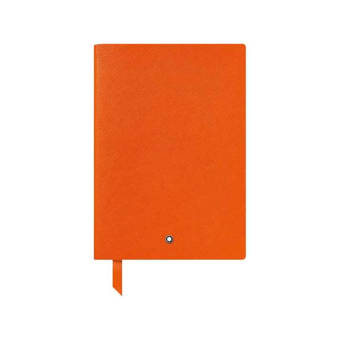 This is the Montblanc Manganese Orange, Fine Stationery #146 Notebook.