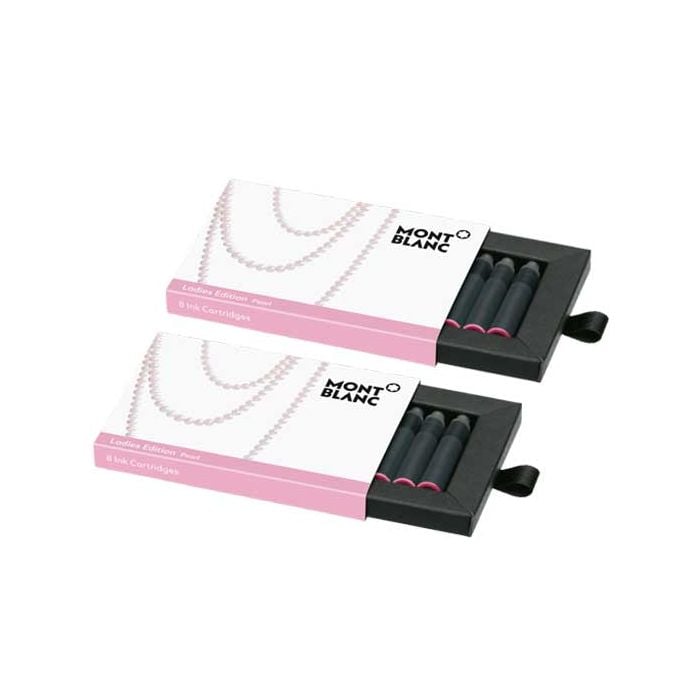These pink ink cartridges have been designed y Montblanc as part of the Ladies edition.