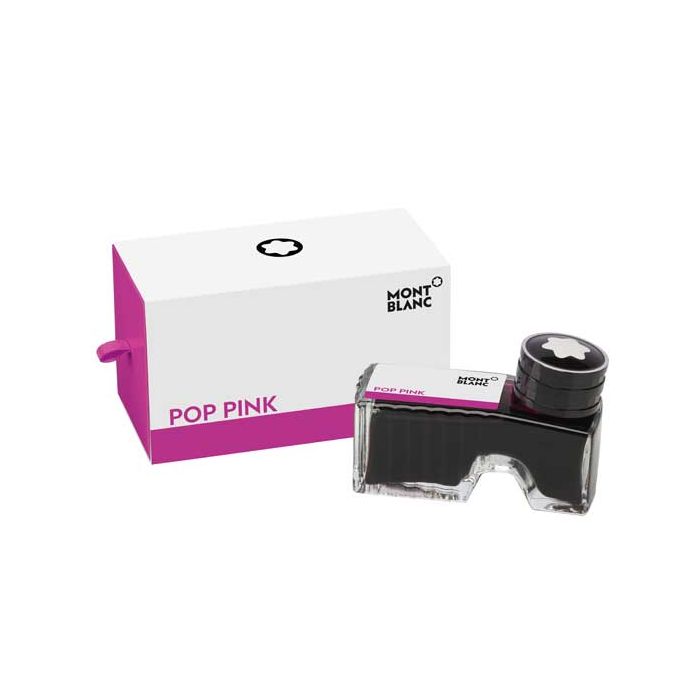This is Montblanc's 60ml Pop Pink ink bottle.
