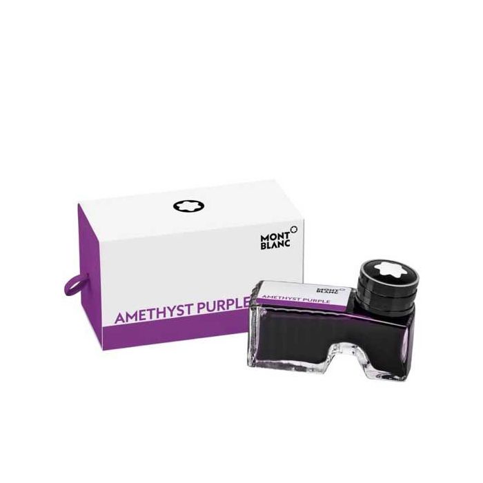 This is Montblanc's 60ml Amethyst Purple ink bottle.