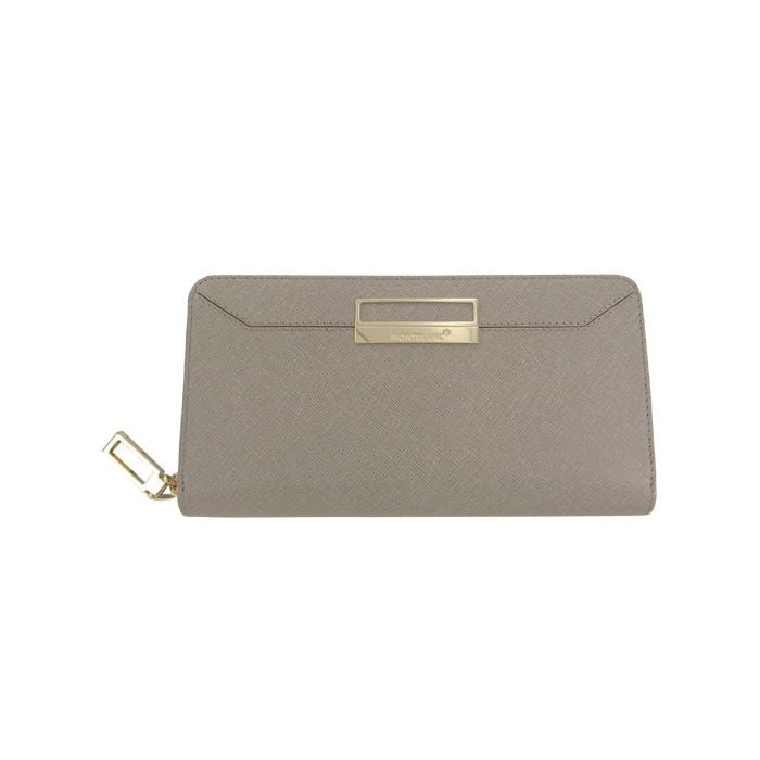 Montblanc ladies purse is made from taupe sartorial leather.