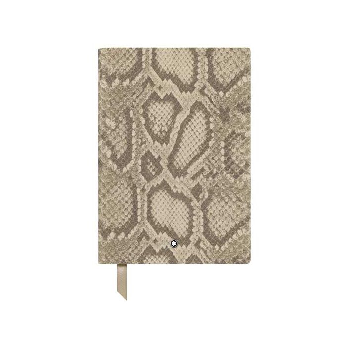 This is the Montblanc Mock Python Print Roccia Caldo Fine Stationery #146 Notebook.