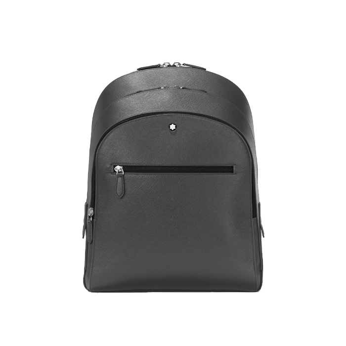Sartorial Medium Backpack Forged Iron Saffiano Leather 3 Compartments by Montblanc
