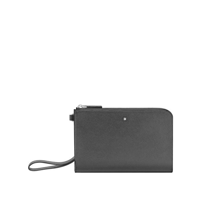 This Dark Grey Sartorial Small Pouch is designed by Montblanc. 