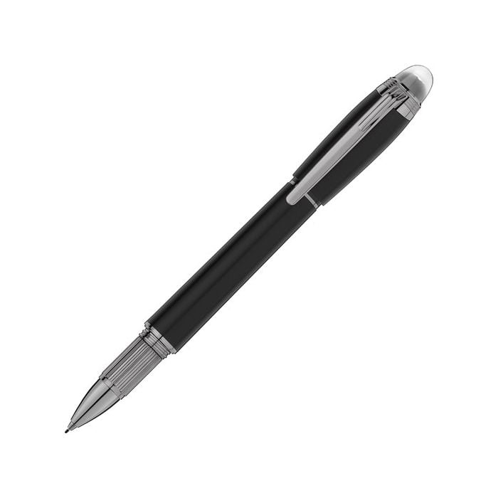 This is the Montblanc Ultra Black Precious Resin StarWalker Fineliner Pen.