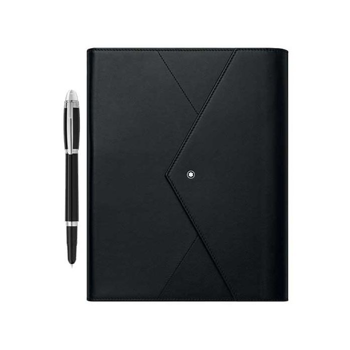 This is the Montblanc Black Augmented Paper & StarWalker Ballpoint Pen Volume 2 Set.
