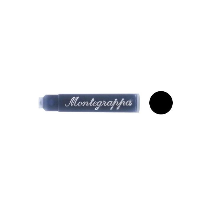 Montegrappa box of 8 - Black Ink Cartridges.