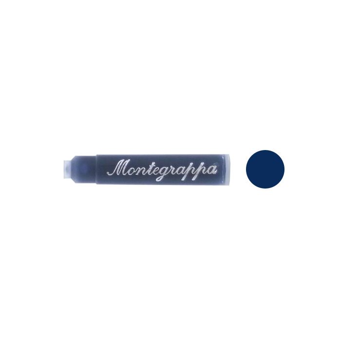 Montegrappa pack of 8 - Blue Ink Cartridges.