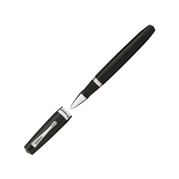 This Elmo 02 Jet Black Rollerball Pen has been designed by Montegrappa.