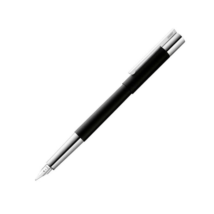 Scala matt black stainless steel fountain pen LAMY.