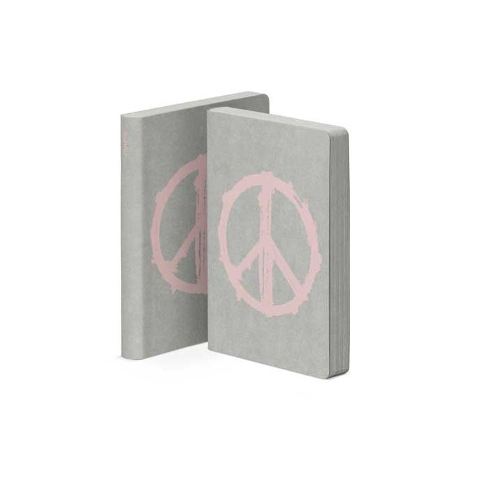 nuuna, Graphic S Range, Leather Notebook, Peace.