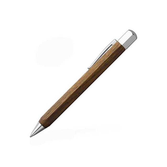 Faber-Castell, Ondoro wood ballpoint pen. Also available as rollerball and fountain.