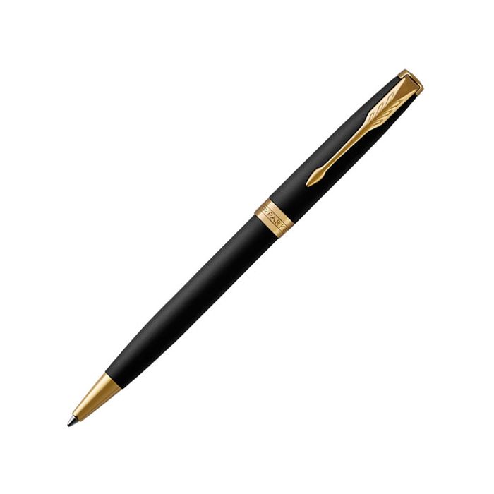 This Sonnet Matte Black Lacquer Ballpoint Pen has been designed by Parker. 