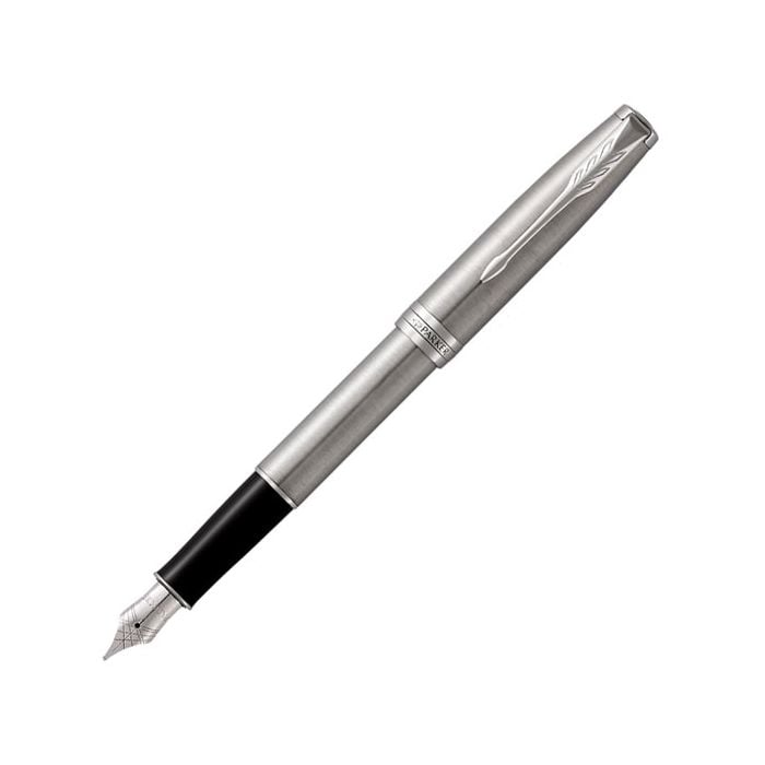 This Sonnet Stainless Steel Fountain Pen has been designed by Parker.