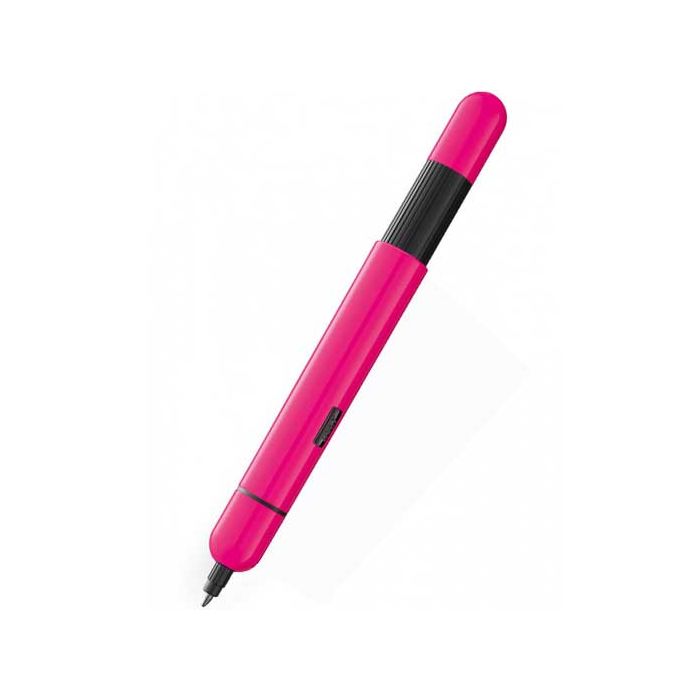 Pico, High-Gloss Neon Pink Plastic Ballpoint Pen