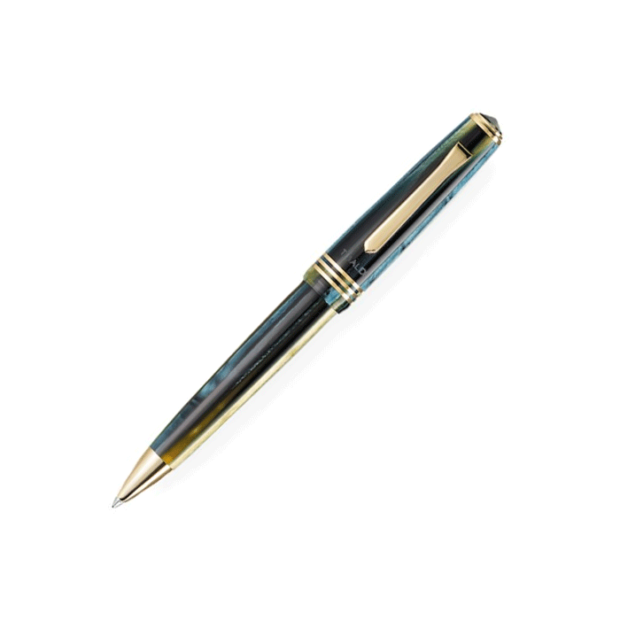 This TIBALDI Retro Zest N°60 Ballpoint Pen has 18k Gold Trims that add a luxe finish to this sleek writing instrument.