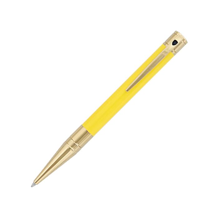 This Vanilla Yellow D-Initial Spring Series Ballpoint Pen is designed by S.T. Dupont Paris. 