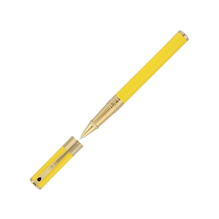 This Vanilla Yellow D-Initial Spring Series Rollerball Pen is designed by S.T. Dupont Paris. 